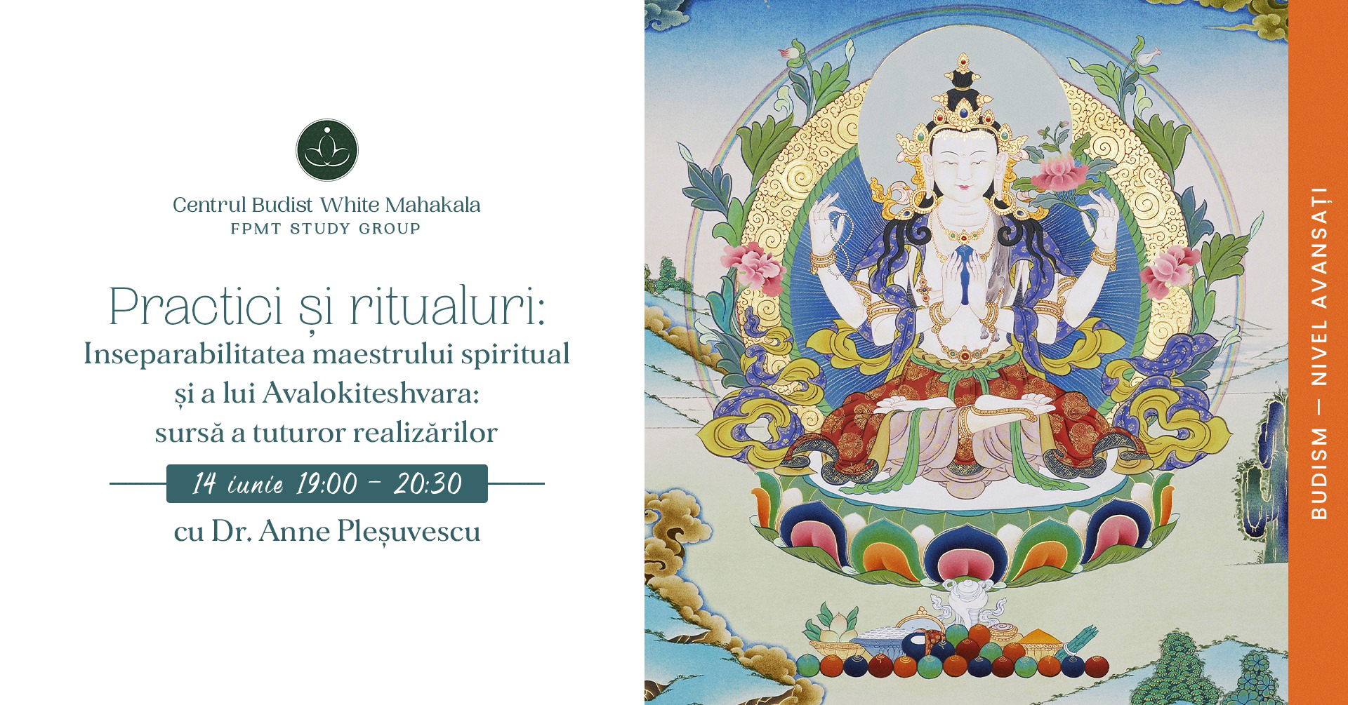 PRACTICI SI RITUALURI BUDISTE – Inseparabilitatea maestrului spiritual și a lui Avalokiteshvara