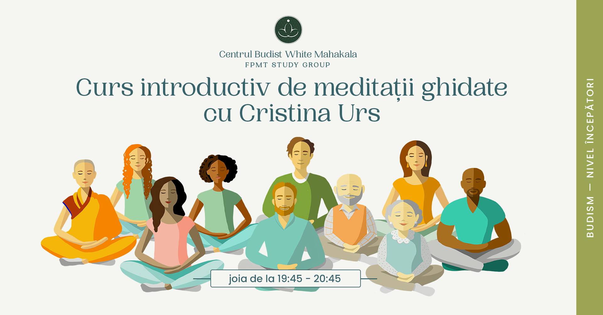 Curs introductiv de meditatii ghidate cu Cristina Urs