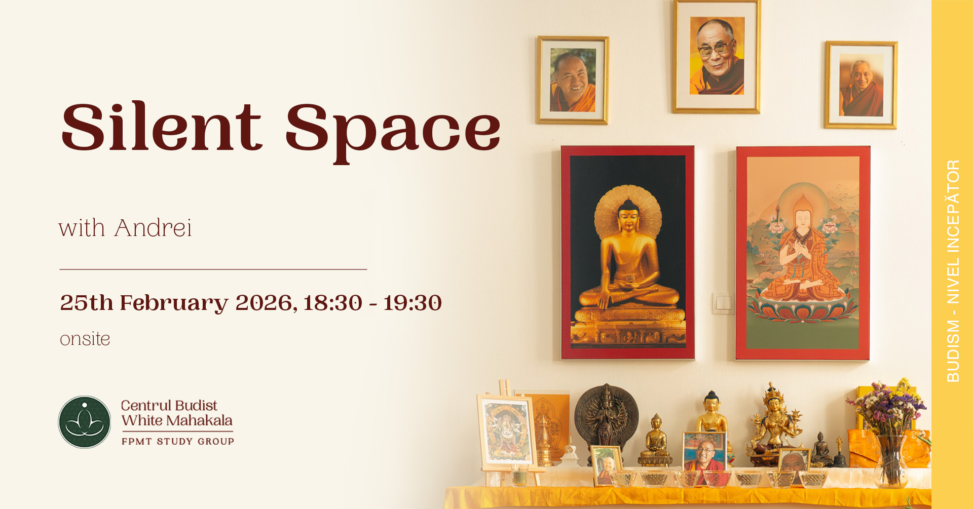 SILENT SPACE – LOC DE MEDITAT IMPREUNA